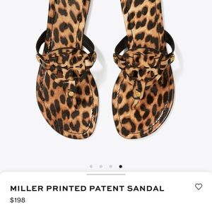 Tory Burch Leopard Print Sandals